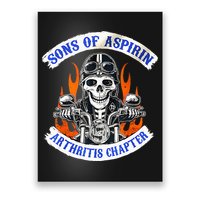 Sons Of Aspirin Arthritis Chapter For Funny Biker Poster