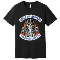 Sons Of Aspirin Arthritis Chapter For Funny Biker Premium T-Shirt