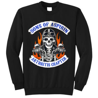 Sons Of Aspirin Arthritis Chapter For Funny Biker Tall Sweatshirt