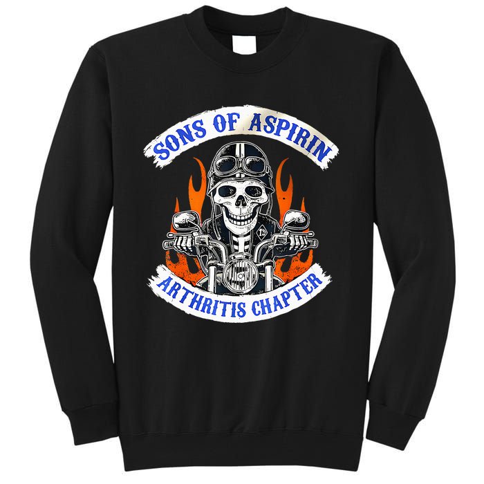 Sons Of Aspirin Arthritis Chapter For Funny Biker Tall Sweatshirt