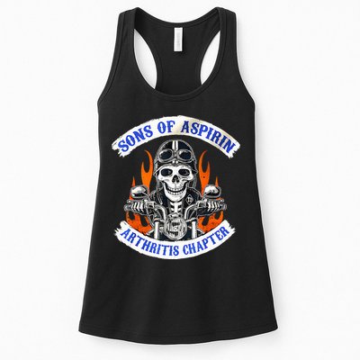 Sons Of Aspirin Arthritis Chapter For Funny Biker Womens Tank Top