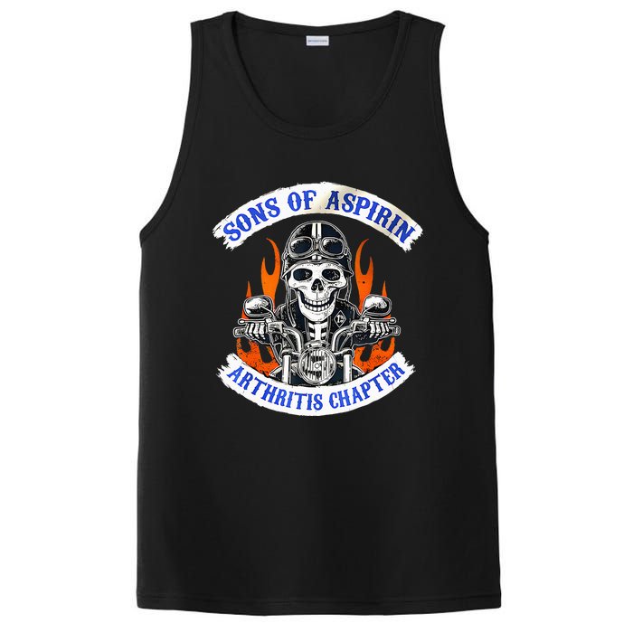 Sons Of Aspirin Arthritis Chapter For Funny Biker PosiCharge Competitor Tank