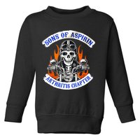 Sons Of Aspirin Arthritis Chapter For Funny Biker Toddler Sweatshirt