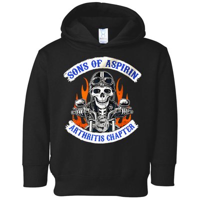 Sons Of Aspirin Arthritis Chapter For Funny Biker Toddler Hoodie