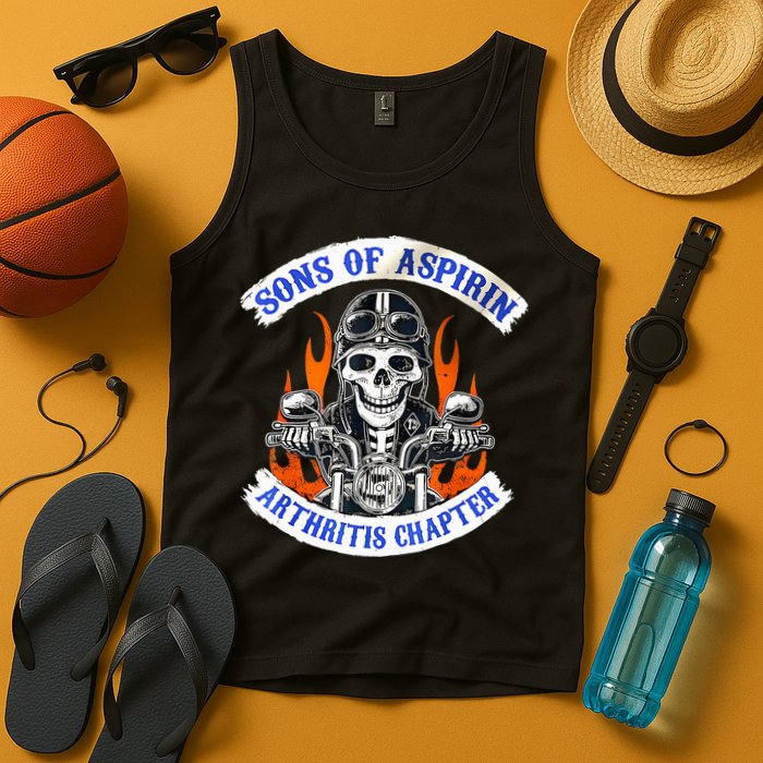 Sons Of Aspirin Arthritis Chapter For Funny Biker Tank Top