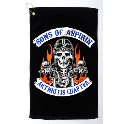 Sons Of Aspirin Arthritis Chapter For Funny Biker Golf Towel