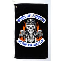 Sons Of Aspirin Arthritis Chapter For Funny Biker Golf Towel