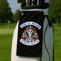 Sons Of Aspirin Arthritis Chapter For Funny Biker Golf Towel