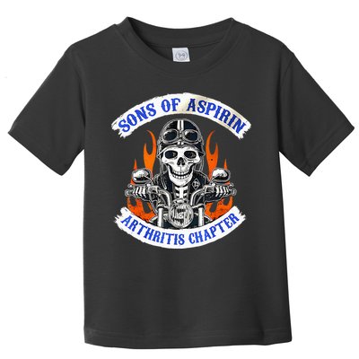 Sons Of Aspirin Arthritis Chapter For Funny Biker Toddler T-Shirt