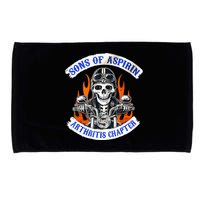 Sons Of Aspirin Arthritis Chapter For Funny Biker Microfiber Hand Towel