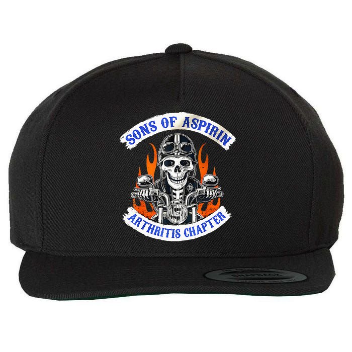 Sons Of Aspirin Arthritis Chapter For Funny Biker Wool Snapback Cap