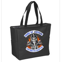 Sons Of Aspirin Arthritis Chapter For Funny Biker Zip Tote Bag