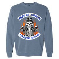 Sons Of Aspirin Arthritis Chapter For Funny Biker Garment-Dyed Sweatshirt