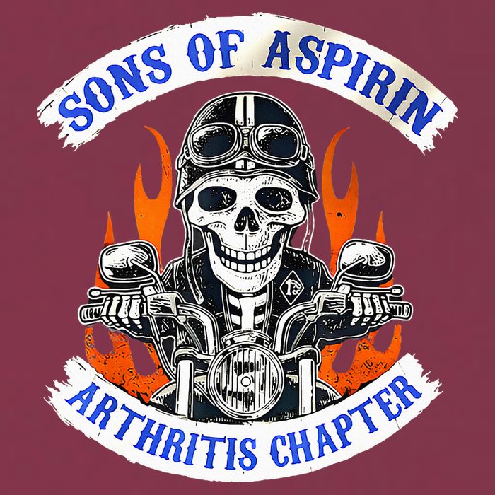 Sons Of Aspirin Arthritis Chapter For Funny Biker 16oz Travel Tumbler