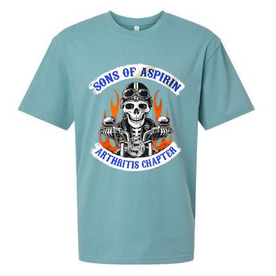 Sons Of Aspirin Arthritis Chapter For Funny Biker Sueded Cloud Jersey T-Shirt