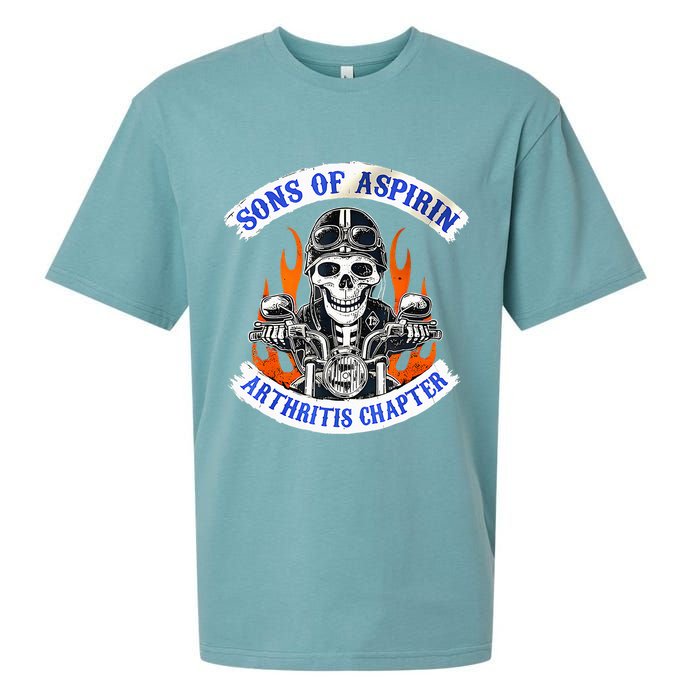 Sons Of Aspirin Arthritis Chapter For Funny Biker Sueded Cloud Jersey T-Shirt