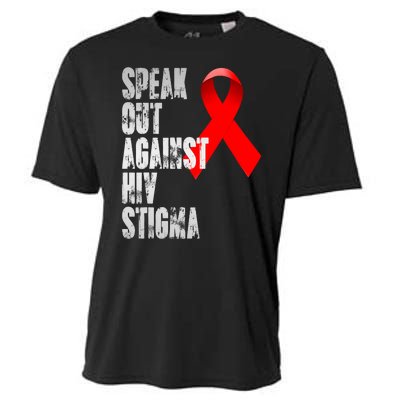 Speak Out Against Hiv Stigma World Aids Day Cooling Performance Crew T-Shirt