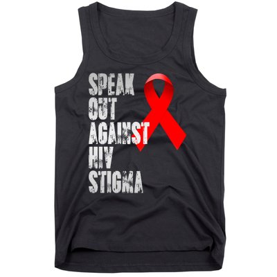 Speak Out Against Hiv Stigma World Aids Day Tank Top