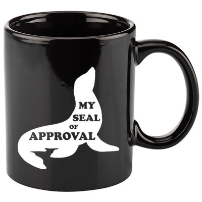 Seal Of Approval 11oz C Handle Ceramic Mug