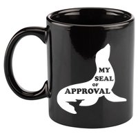 Seal Of Approval 11oz C Handle Ceramic Mug