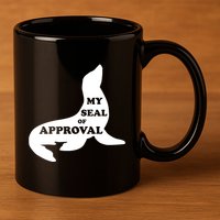 Seal Of Approval 11oz C Handle Ceramic Mug