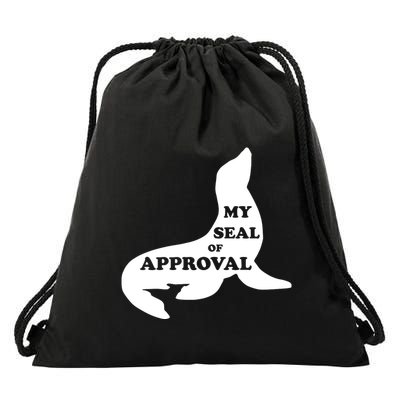Seal Of Approval Drawstring Bag