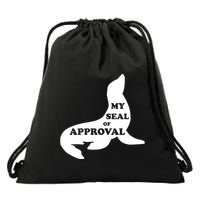 Seal Of Approval Drawstring Bag