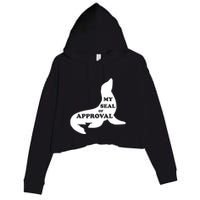 Seal Of Approval Crop Fleece Hoodie