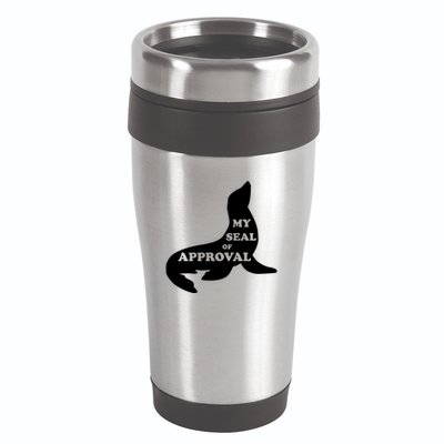 Seal Of Approval 16oz Travel Tumbler