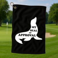 Seal Of Approval Golf Towel