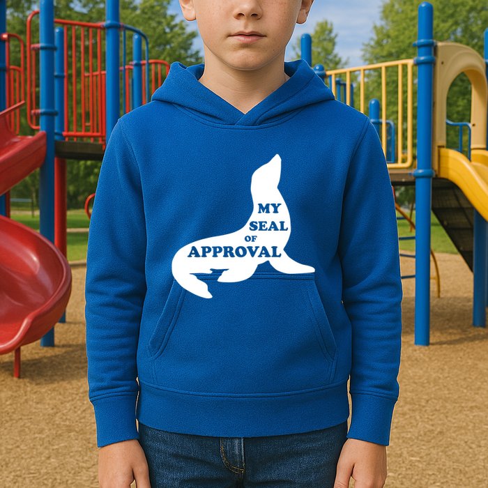 Seal Of Approval Kids Hoodie