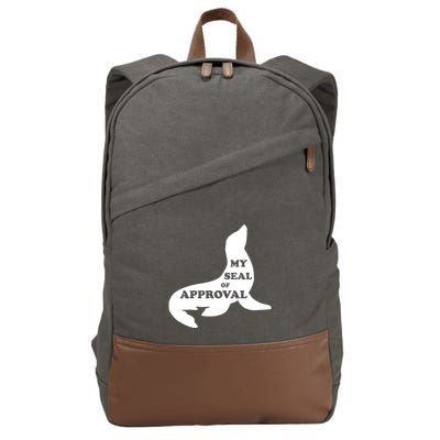 Seal Of Approval Cotton Canvas Backpack