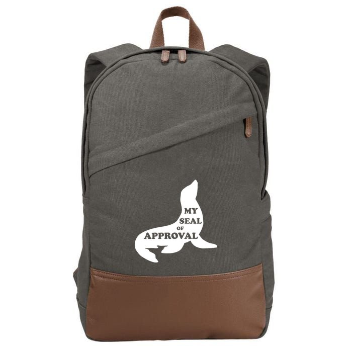 Seal Of Approval Cotton Canvas Backpack