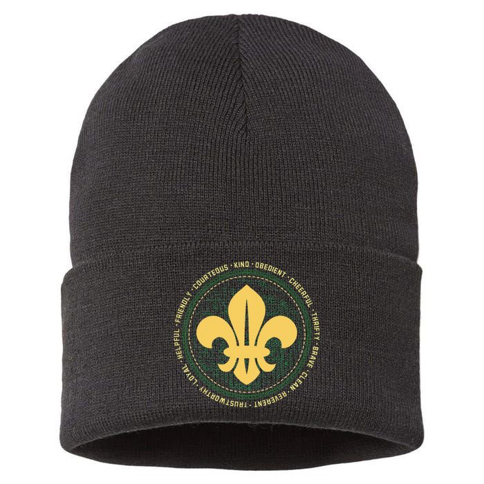 Scout Oath And Law Scout Member And Sustainable Knit Beanie