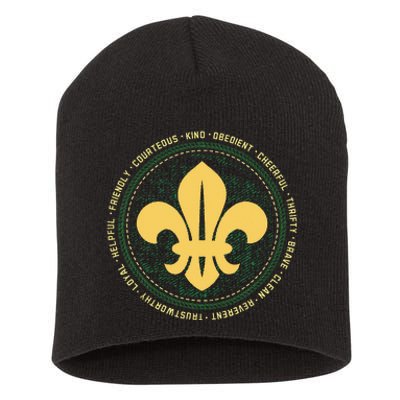 Scout Oath And Law Scout Member And Short Acrylic Beanie