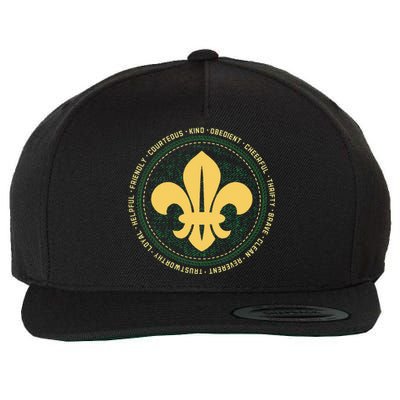 Scout Oath And Law Scout Member And Wool Snapback Cap