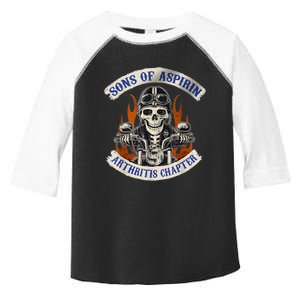 Sons Of Aspirin Arthritis Chapter Funny Biker Toddler Fine Jersey T-Shirt