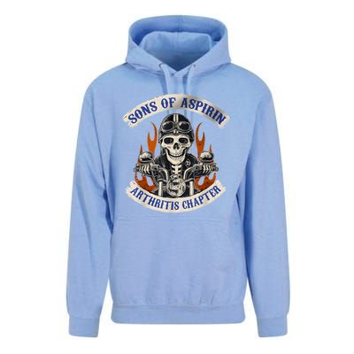 Sons Of Aspirin Arthritis Chapter Funny Biker Unisex Surf Hoodie