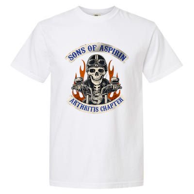 Sons Of Aspirin Arthritis Chapter Funny Biker Garment-Dyed Heavyweight T-Shirt