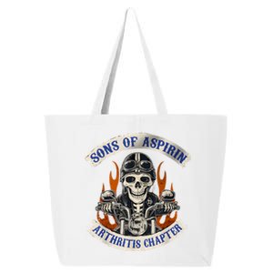 Sons Of Aspirin Arthritis Chapter Funny Biker 25L Jumbo Tote