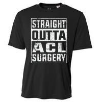 Straight Outta ACL Surgery Funny ACL Surgery Recovery  Cooling Performance Crew T-Shirt