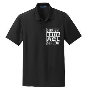 Straight Outta ACL Surgery Funny ACL Surgery Recovery  Dry Zone Grid Polo