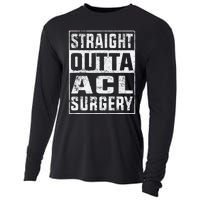 Straight Outta ACL Surgery Funny ACL Surgery Recovery  Cooling Performance Long Sleeve Crew