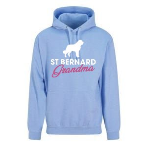 Silhouette Of A St Bernard Gift St Bernard Grandma Gift Unisex Surf Hoodie