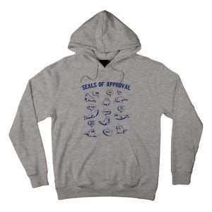 Seals Of Approval Funny Retro Tall Hoodie