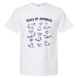 Seals Of Approval Funny Retro Garment-Dyed Heavyweight T-Shirt