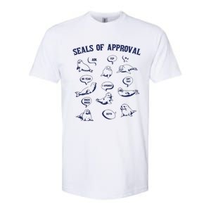 Seals Of Approval Funny Retro Softstyle CVC T-Shirt