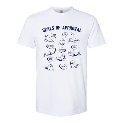 Seals Of Approval Funny Retro Softstyle® CVC T-Shirt