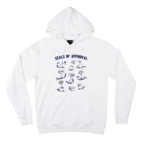 Seals Of Approval Funny Retro Hoodie