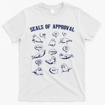 Seals Of Approval Funny Retro T-Shirt
